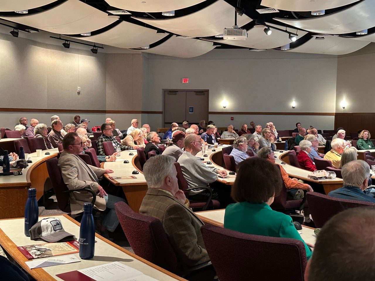 A room full of people at the 2024 Civil War Weekend